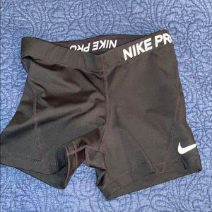 Nike Pro Spandex Running Shorts